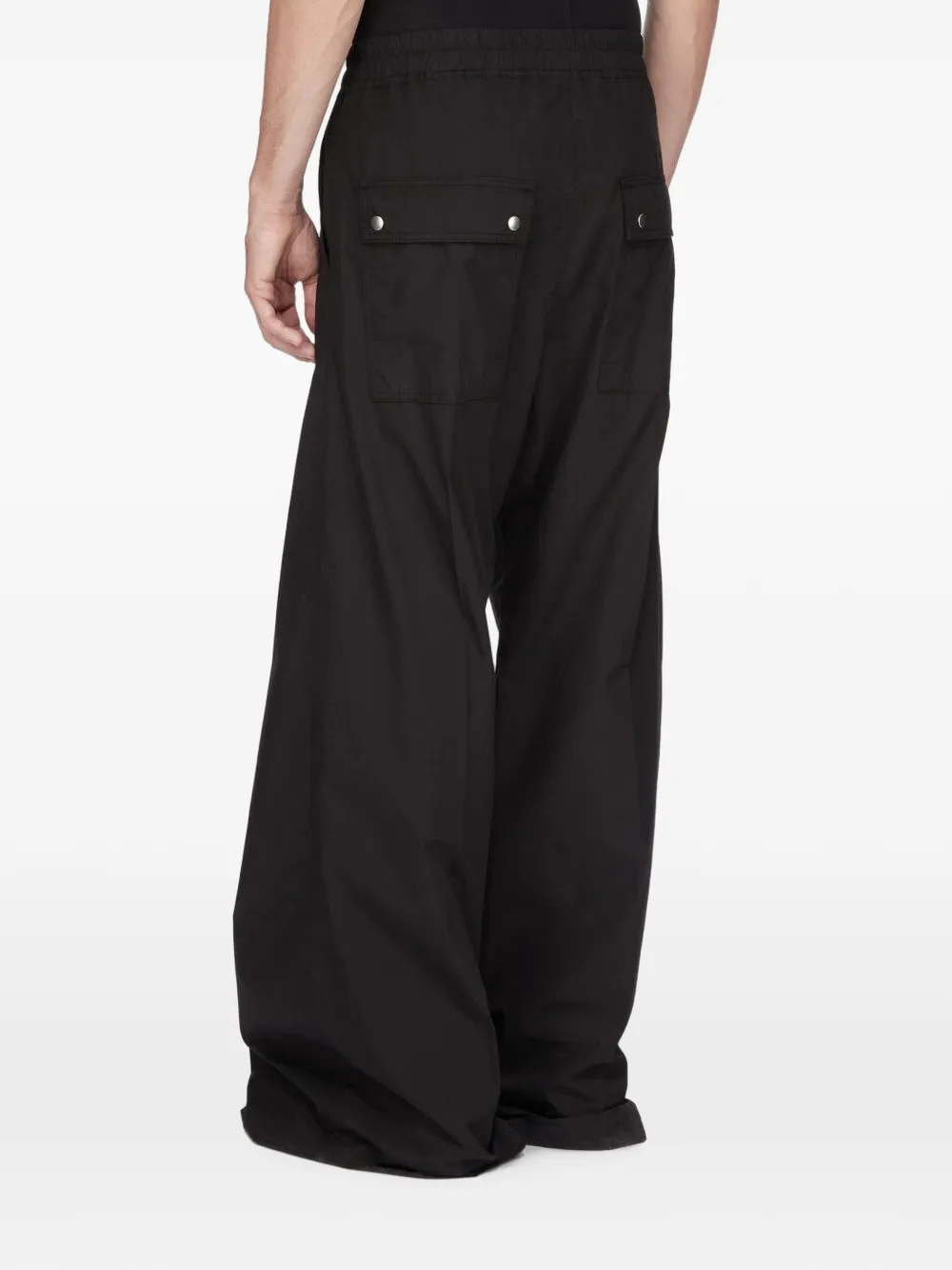 Rick Owens DRKSHDW Geth Belas katoenen broek Zwart