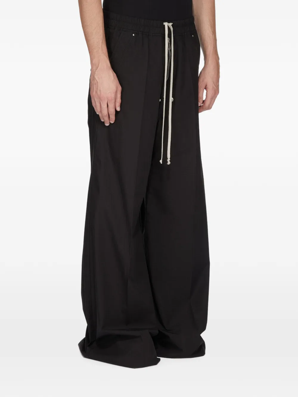 Rick Owens DRKSHDW Geth Belas katoenen broek Zwart