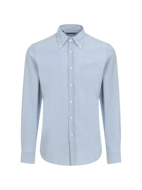 Ralph Lauren Purple Label chemise en jean à boutonnière