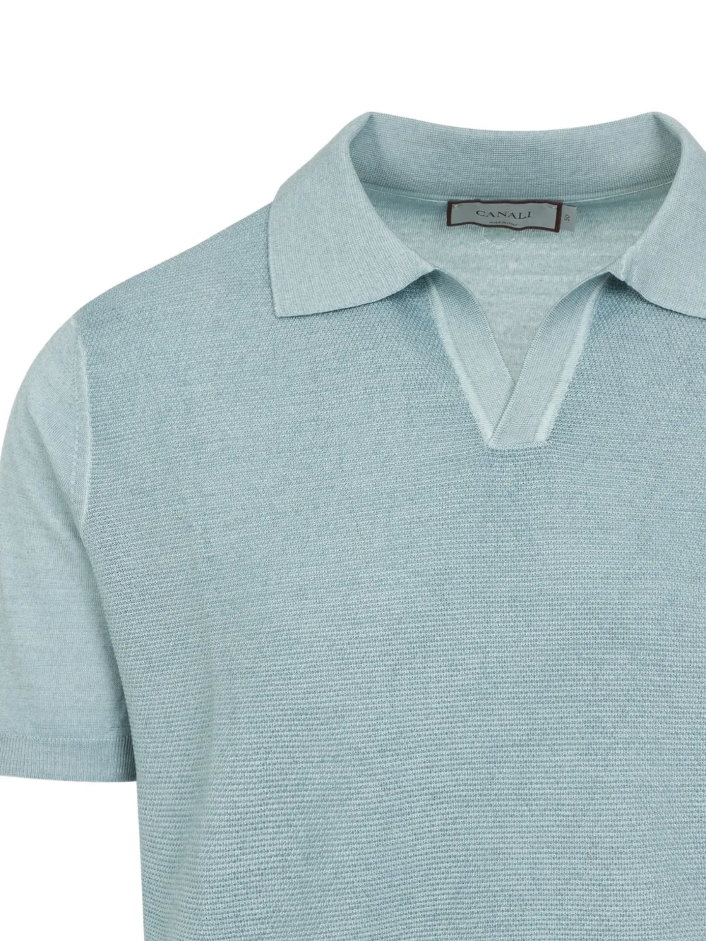 Canali T-shirt met V-hals Groen
