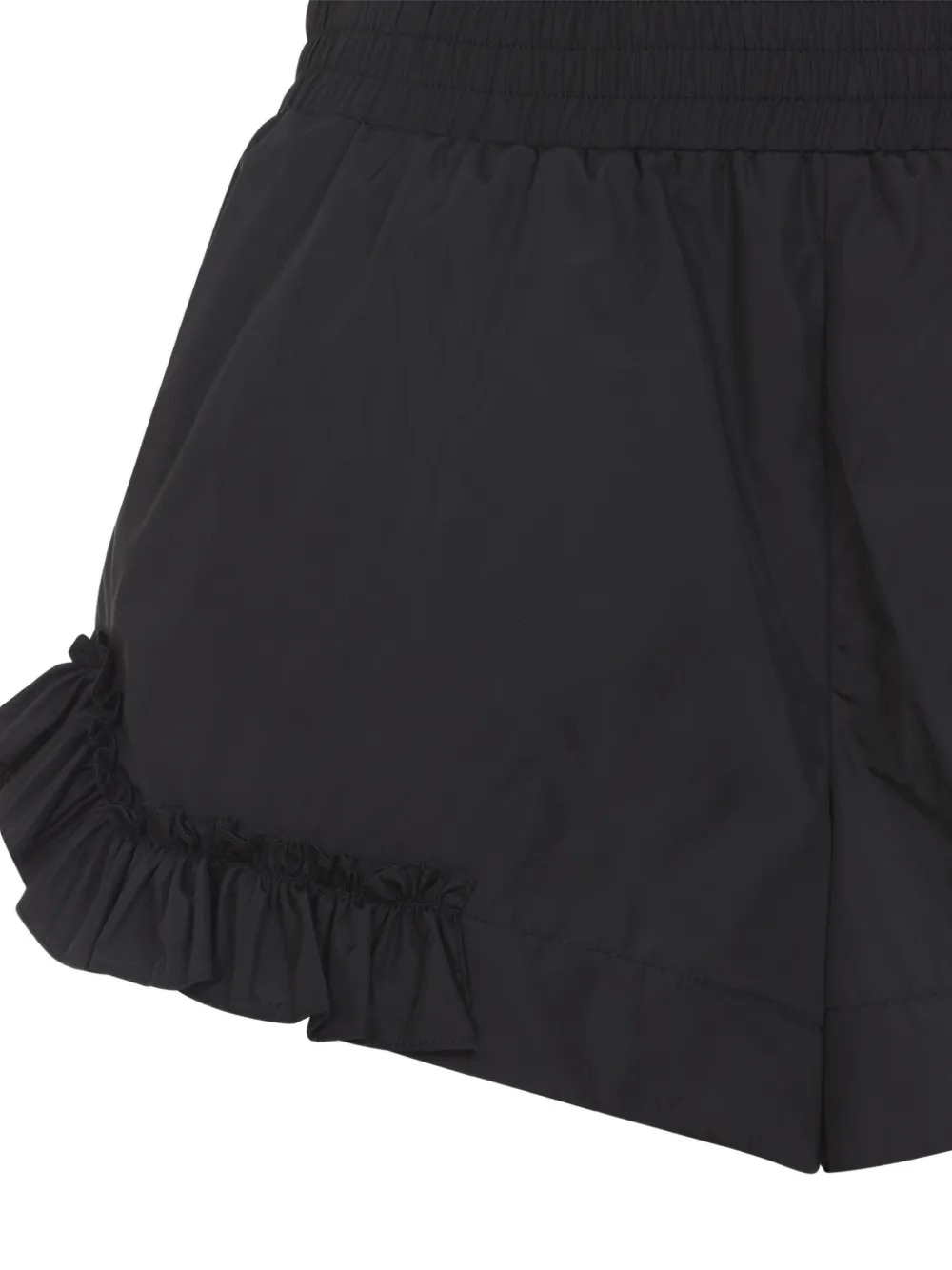  Simone Rocha Ruffled Shell Shorts - Black 