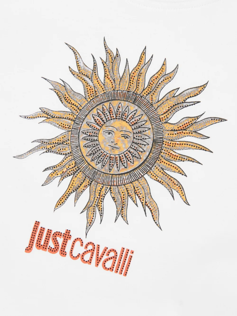 Just Cavalli T-shirt met print Wit