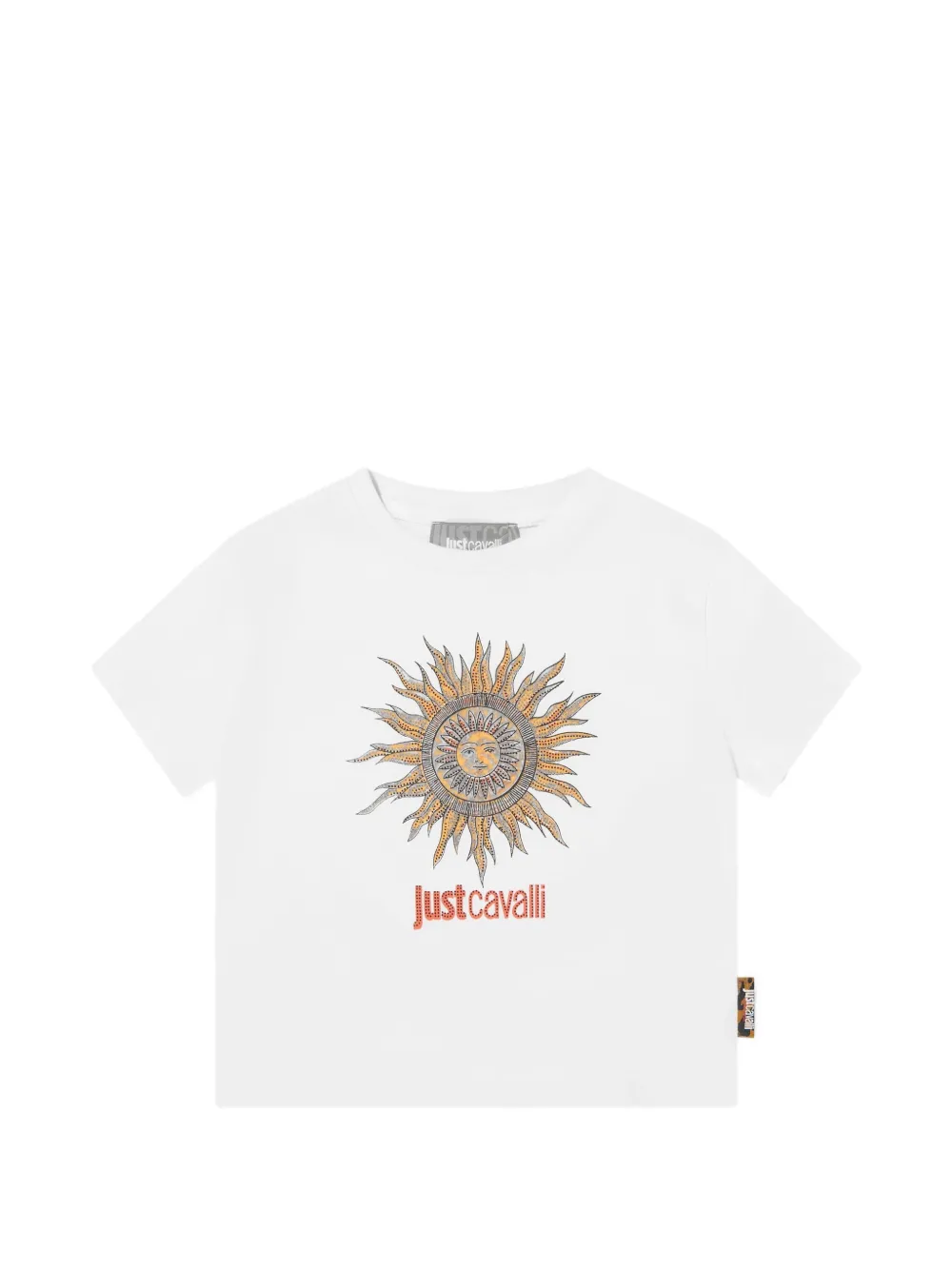 Just Cavalli sun-print T-shirt - Bianco