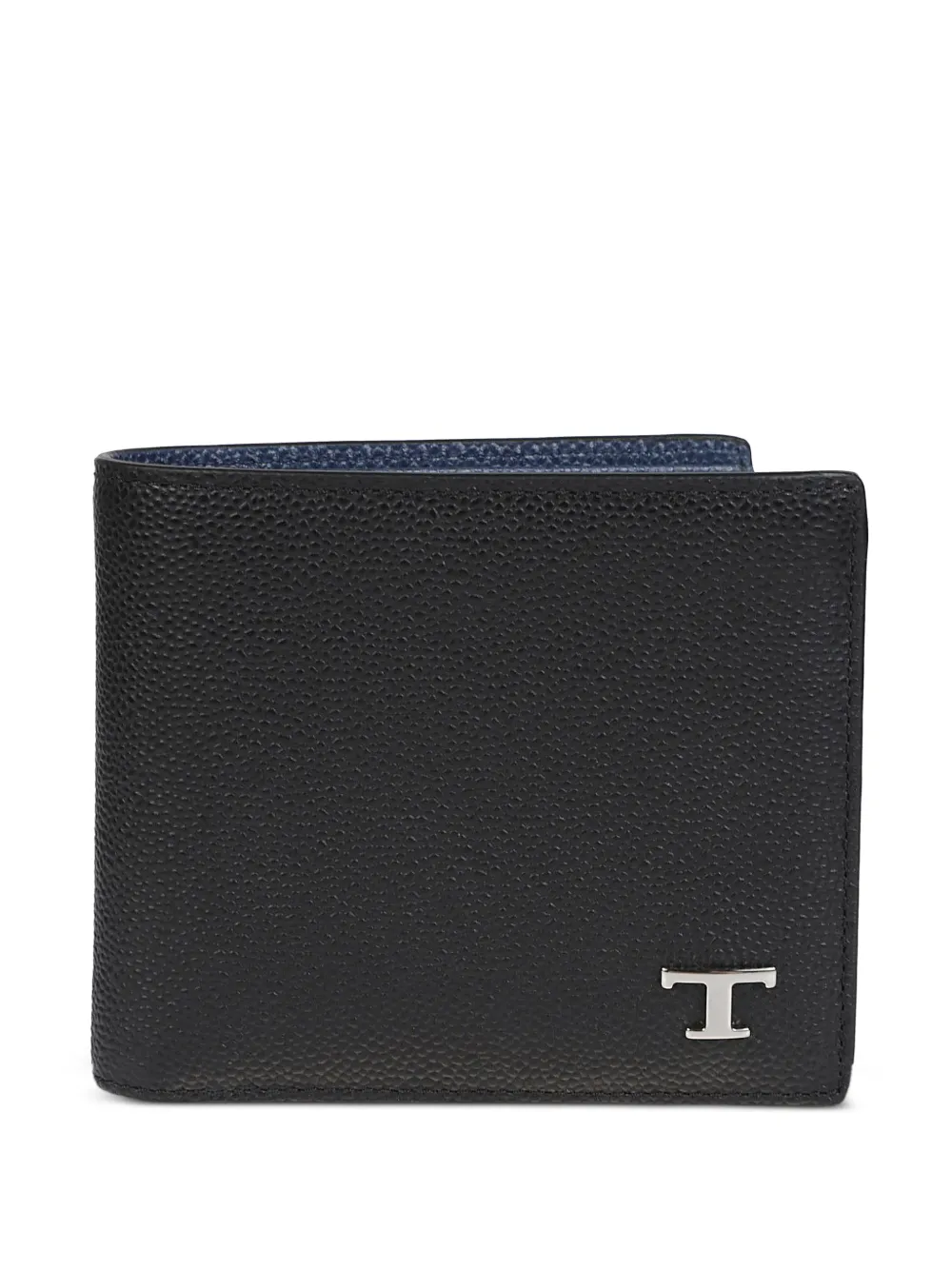 Tod's logo-plaque wallet - Nero