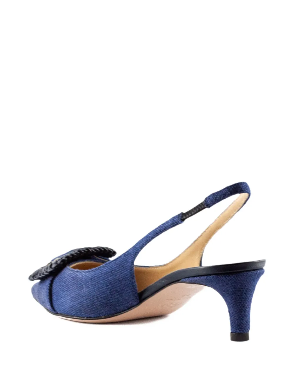 Roberto Festa 50 mm pumps met puntige neus en gesp Blauw