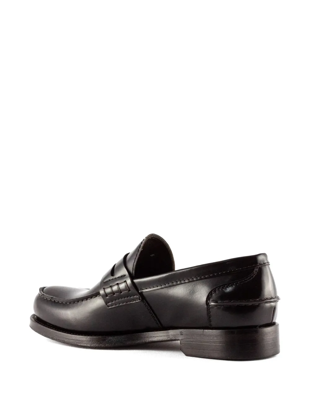 Green George Loafers met penny-bandje en stiksels Bruin