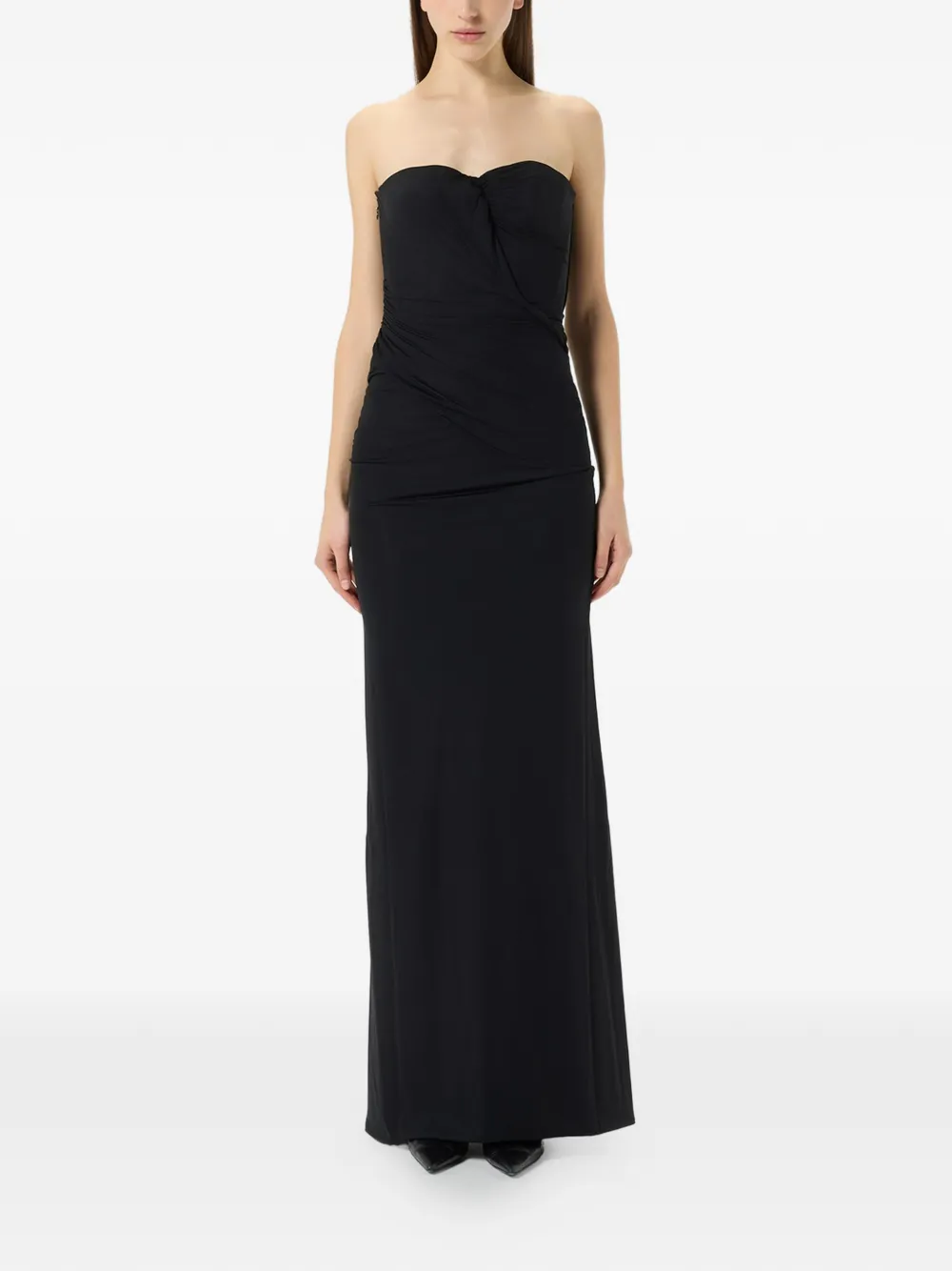 Blumarine Avondjurk met sweetheart hals Zwart