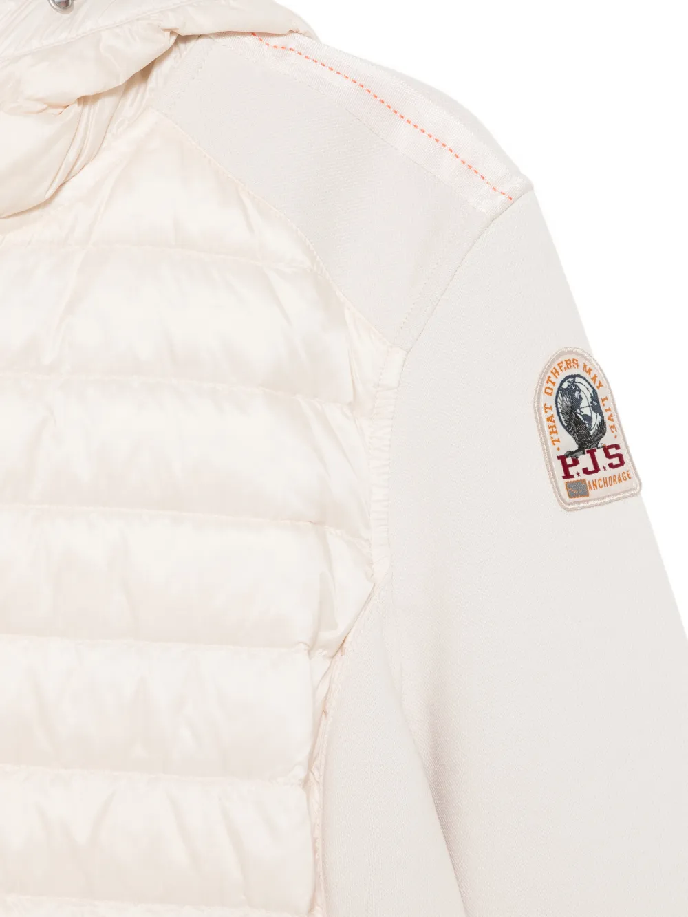 Parajumpers Kym Hooded Quilted Jacket - Neutrals 