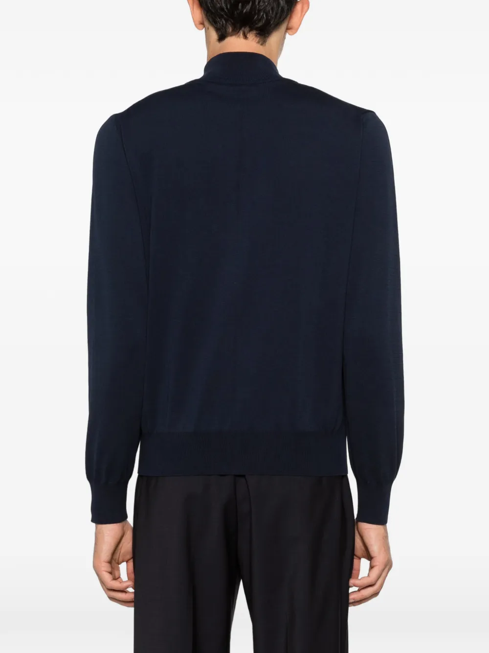 Canali Vest met rits Blauw