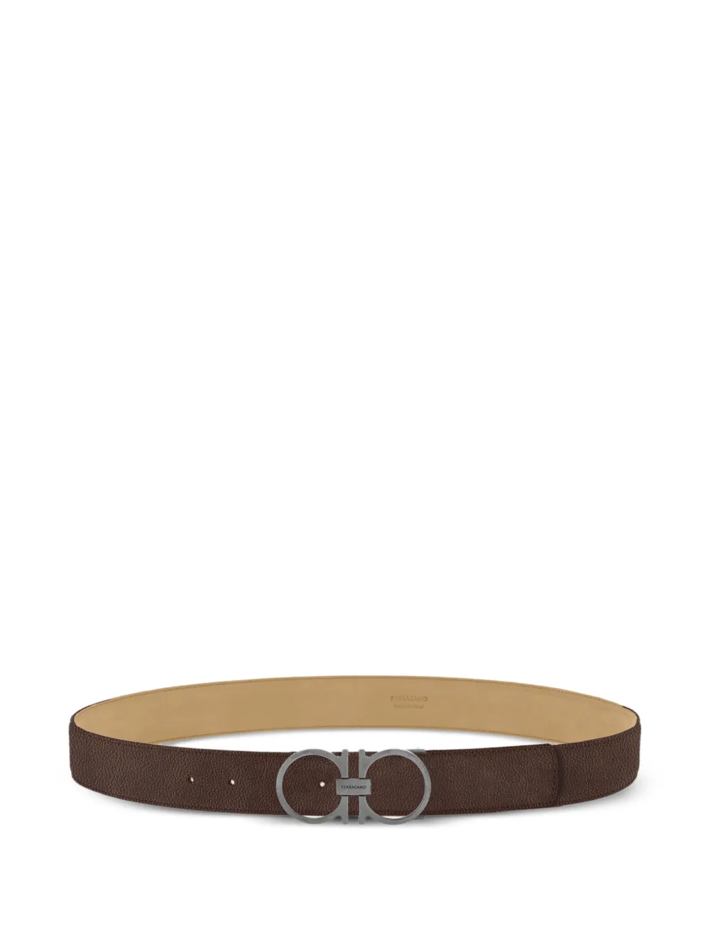 Ferragamo Adjustable Gancini belt - Brown