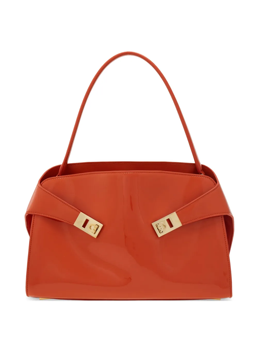 Ferragamo Hug soft shoulder bag (M) - Orange