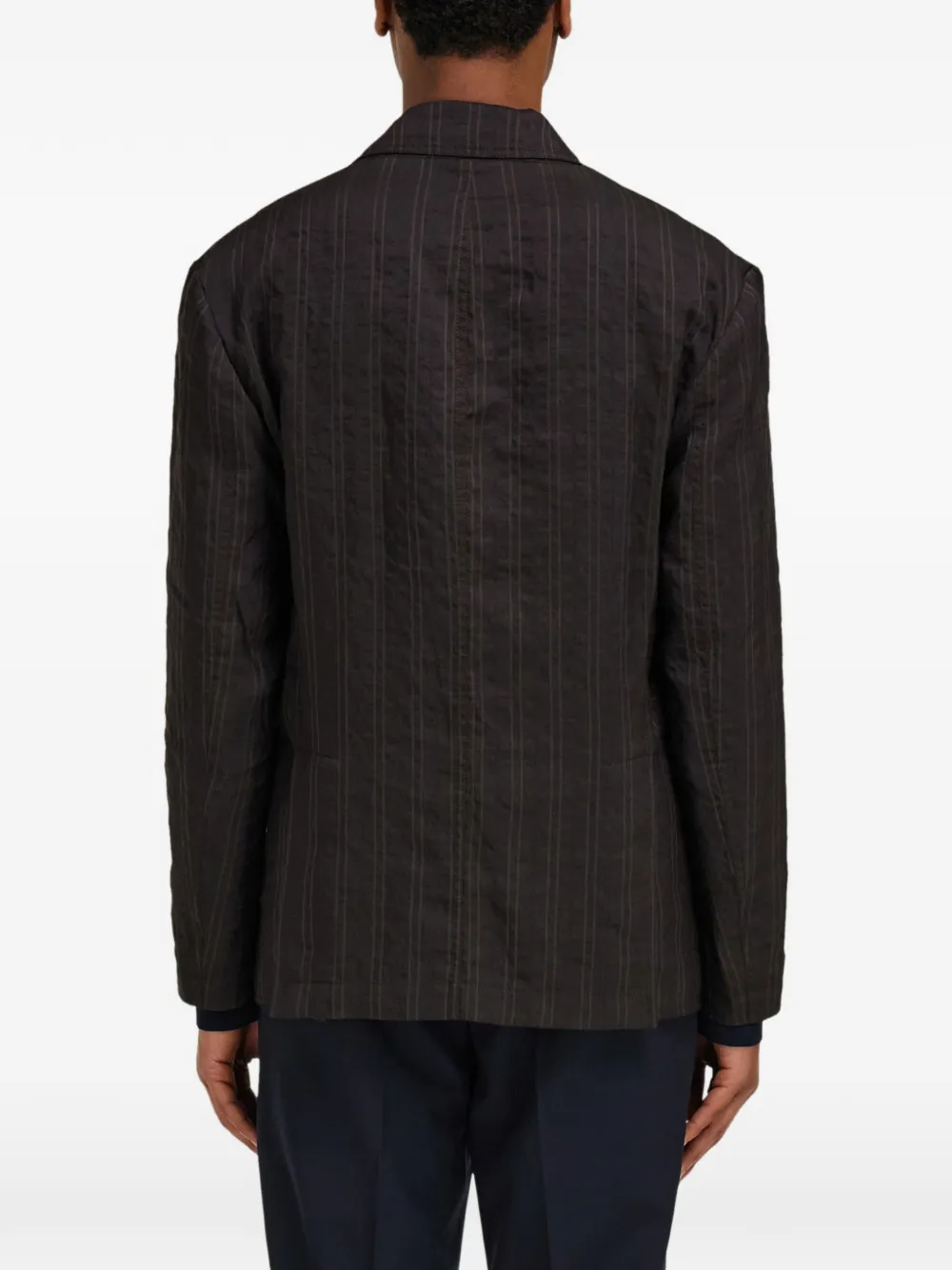 Ferragamo Blazer met enkele rij knopen Bruin