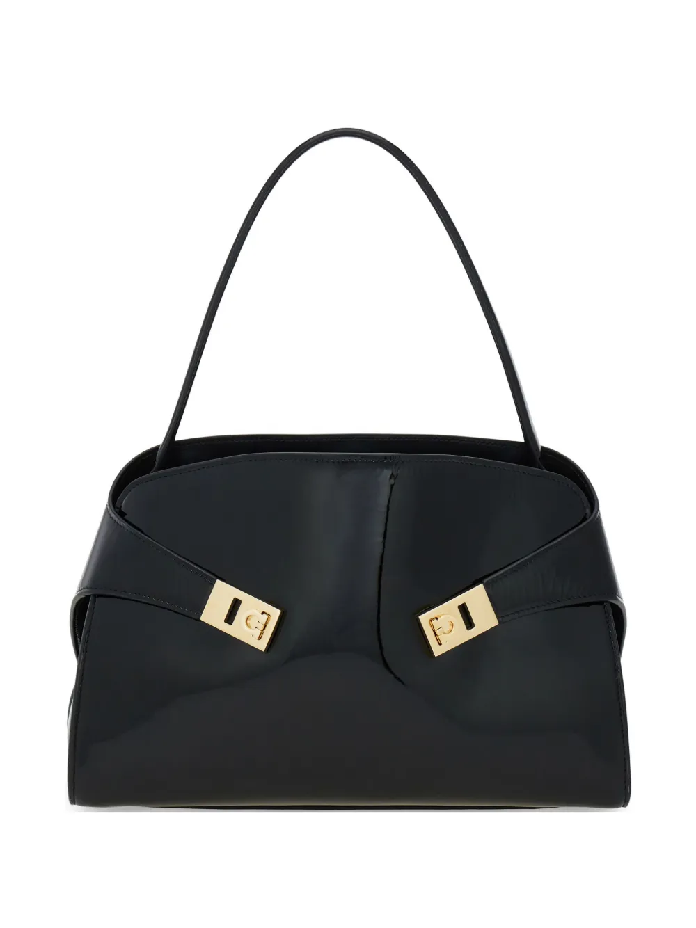 Ferragamo Hug soft shoulder bag (M) - Nero