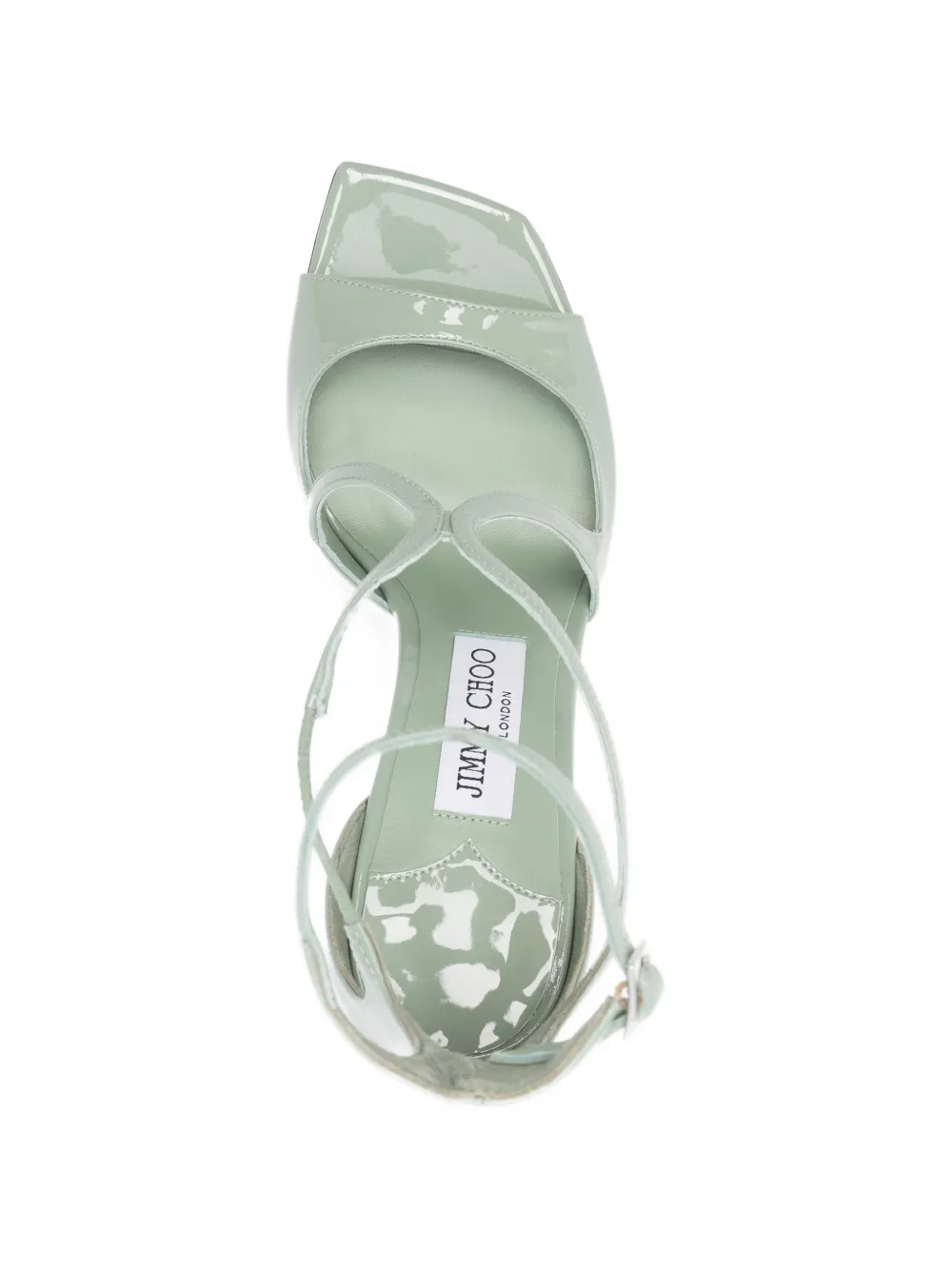 Jimmy Choo Azia sandalen met kruisbandjes Groen