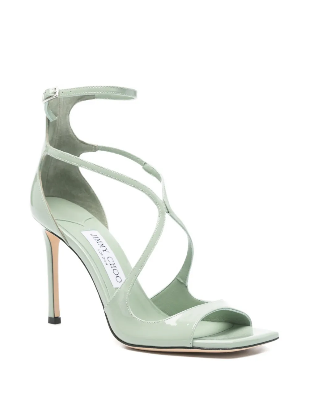 Jimmy Choo Azia sandalen met kruisbandjes Groen