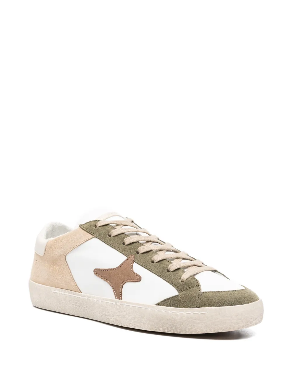 Ama Brand Sneakers met stervlakken Wit