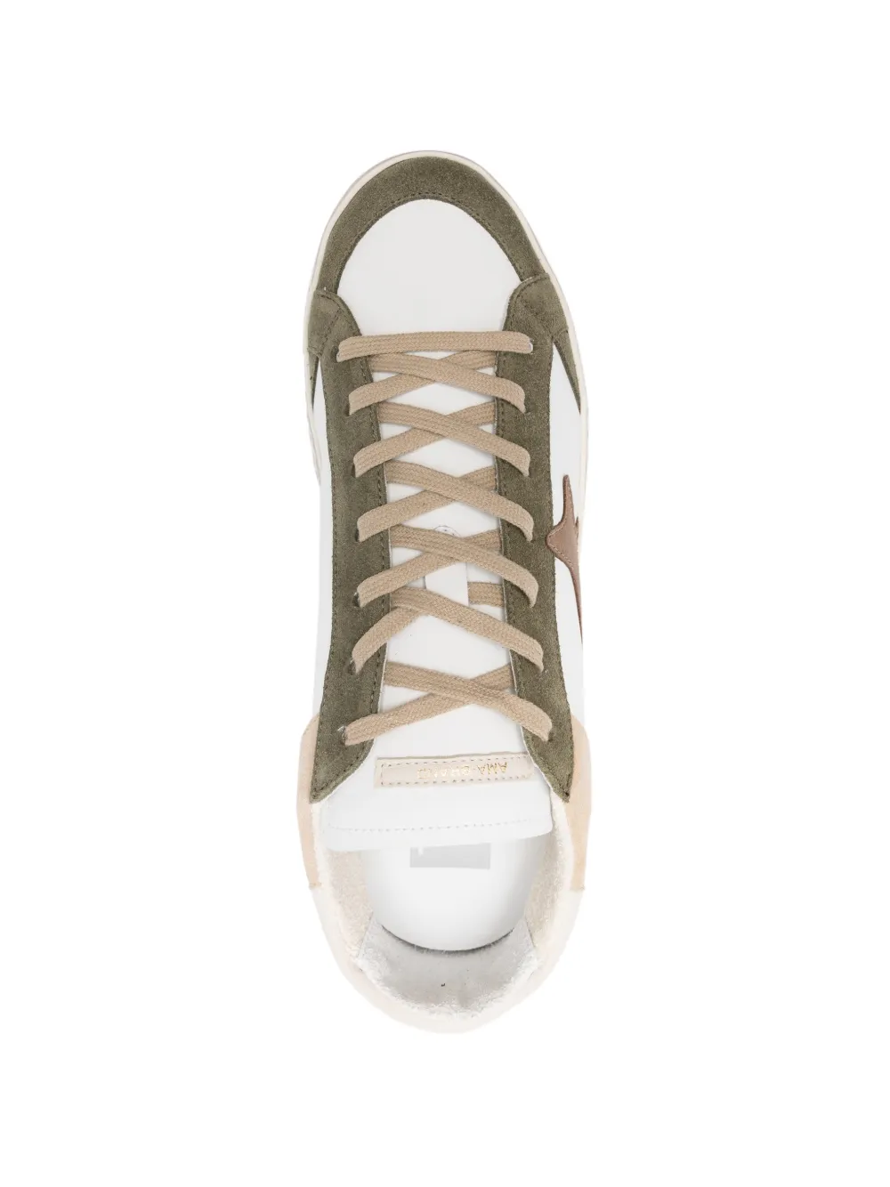 Ama Brand Sneakers met stervlakken Wit