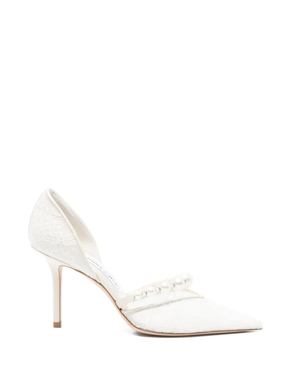 Jimmy Choo Aurelie pumps met parel Wit