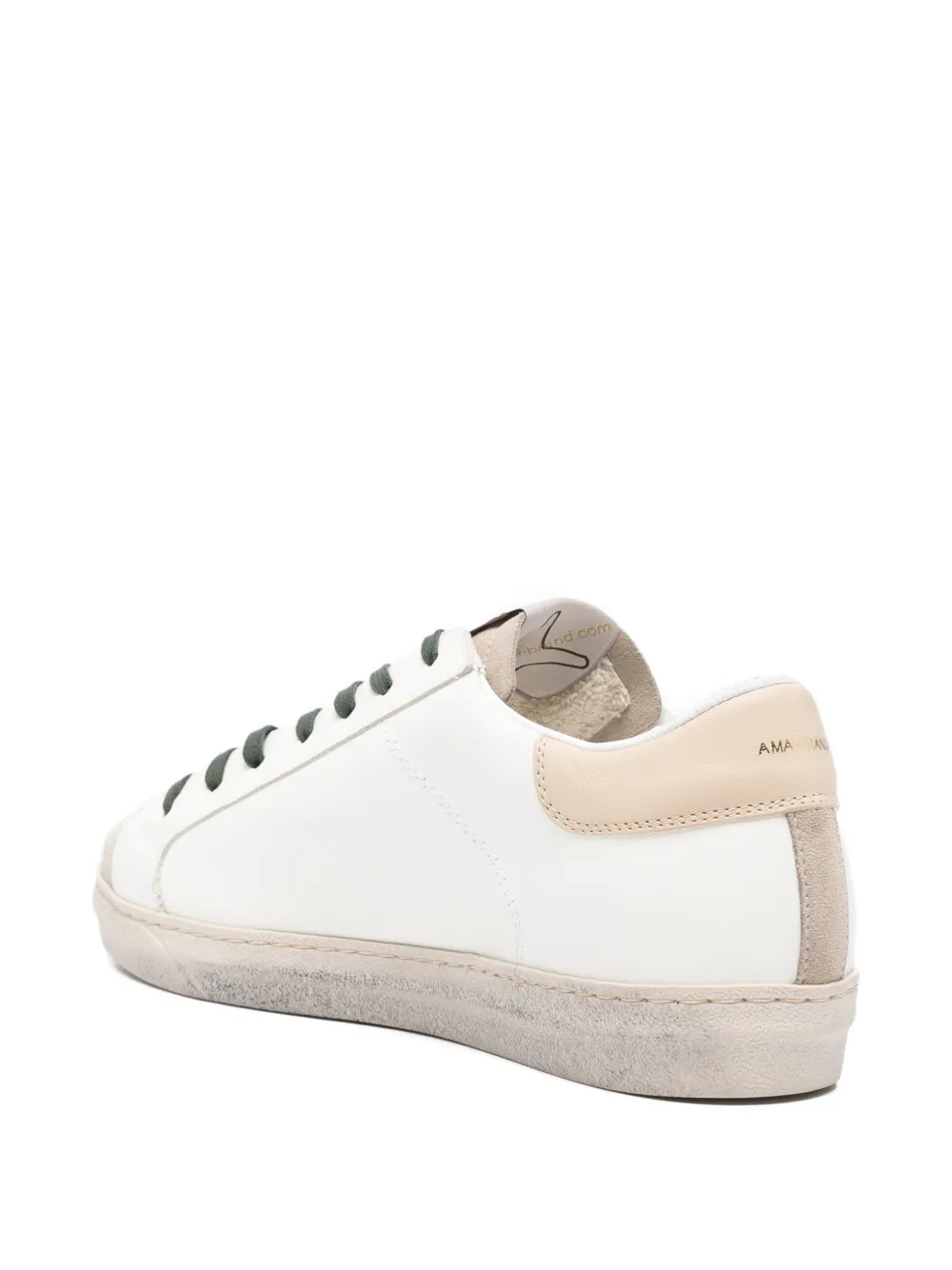 Ama Brand Sneakers met sterpatch Wit