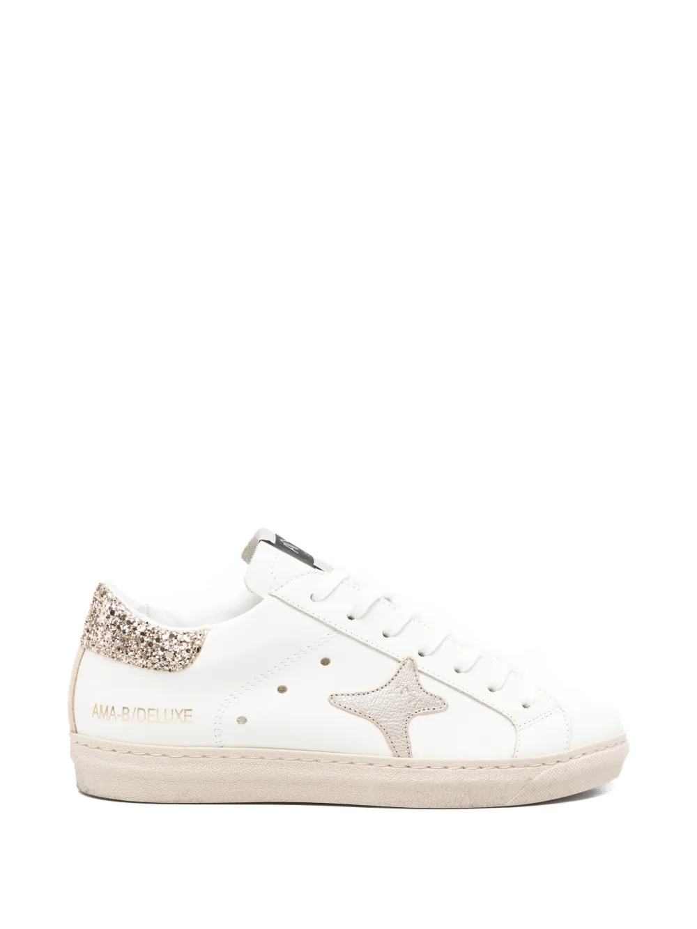 Ama Brand logo sneakers Beige