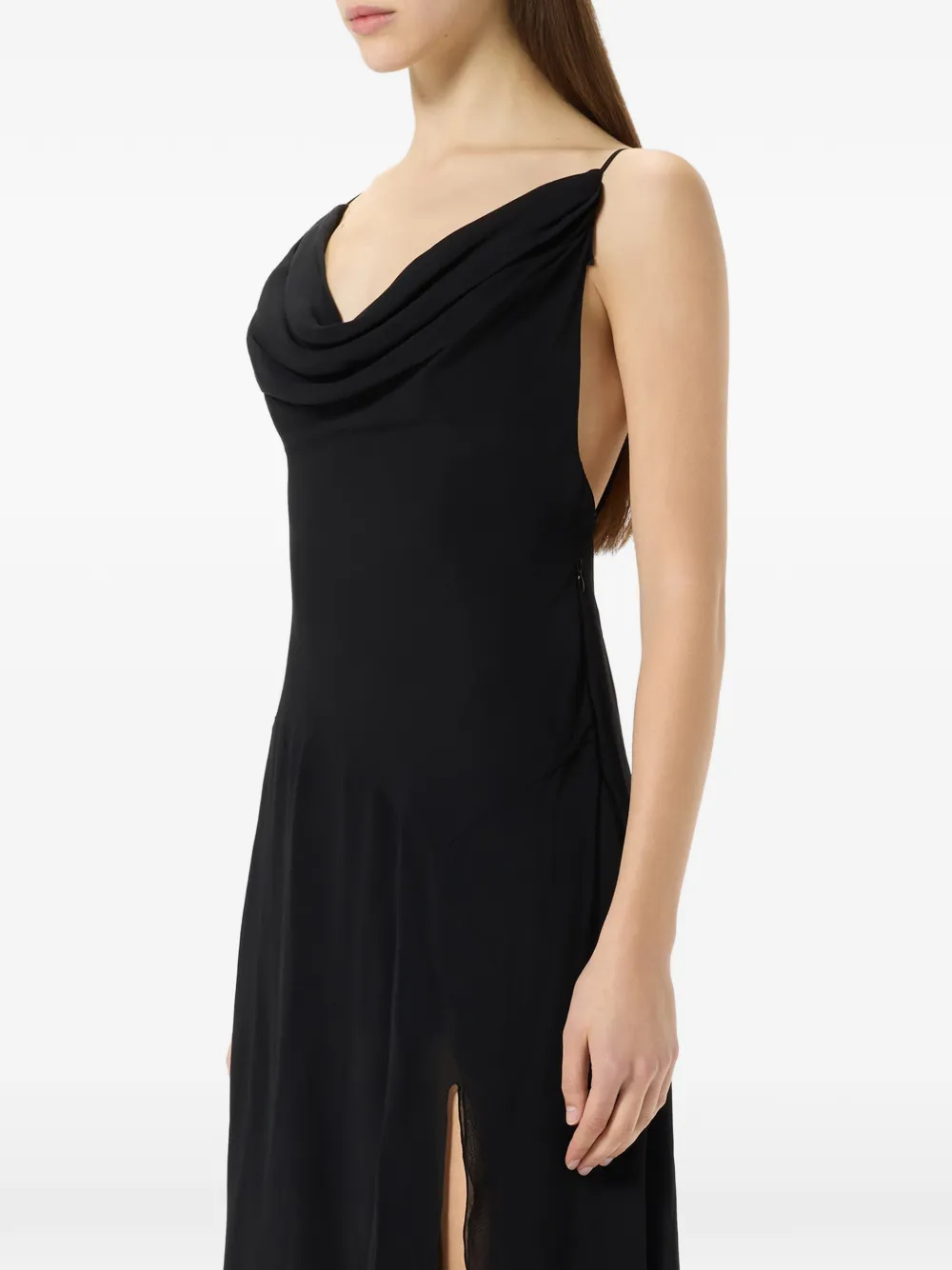 Blumarine Avondjurk met col Zwart