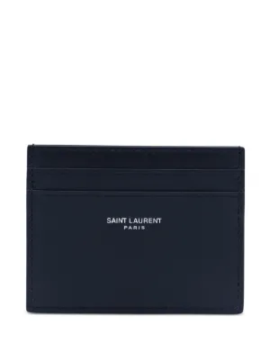 Saint Laurent カードケース | ブルー | FARFETCH JP