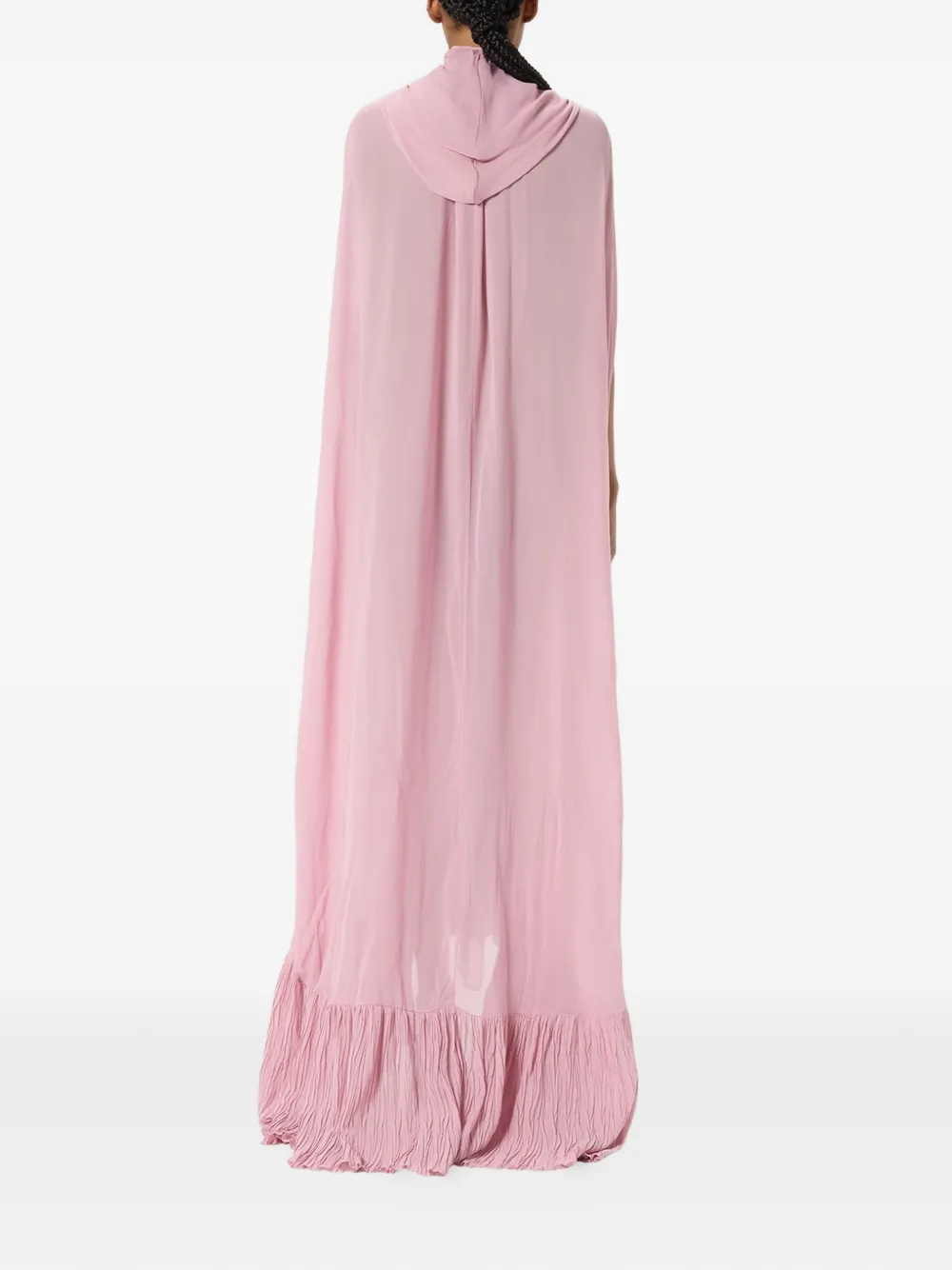 Blumarine Jurk met capuchon Roze