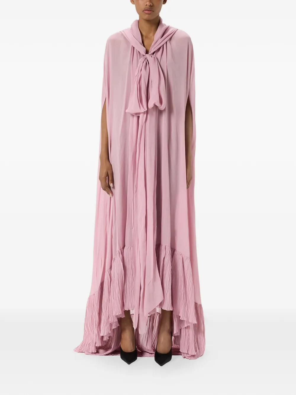 Blumarine Jurk met capuchon Roze