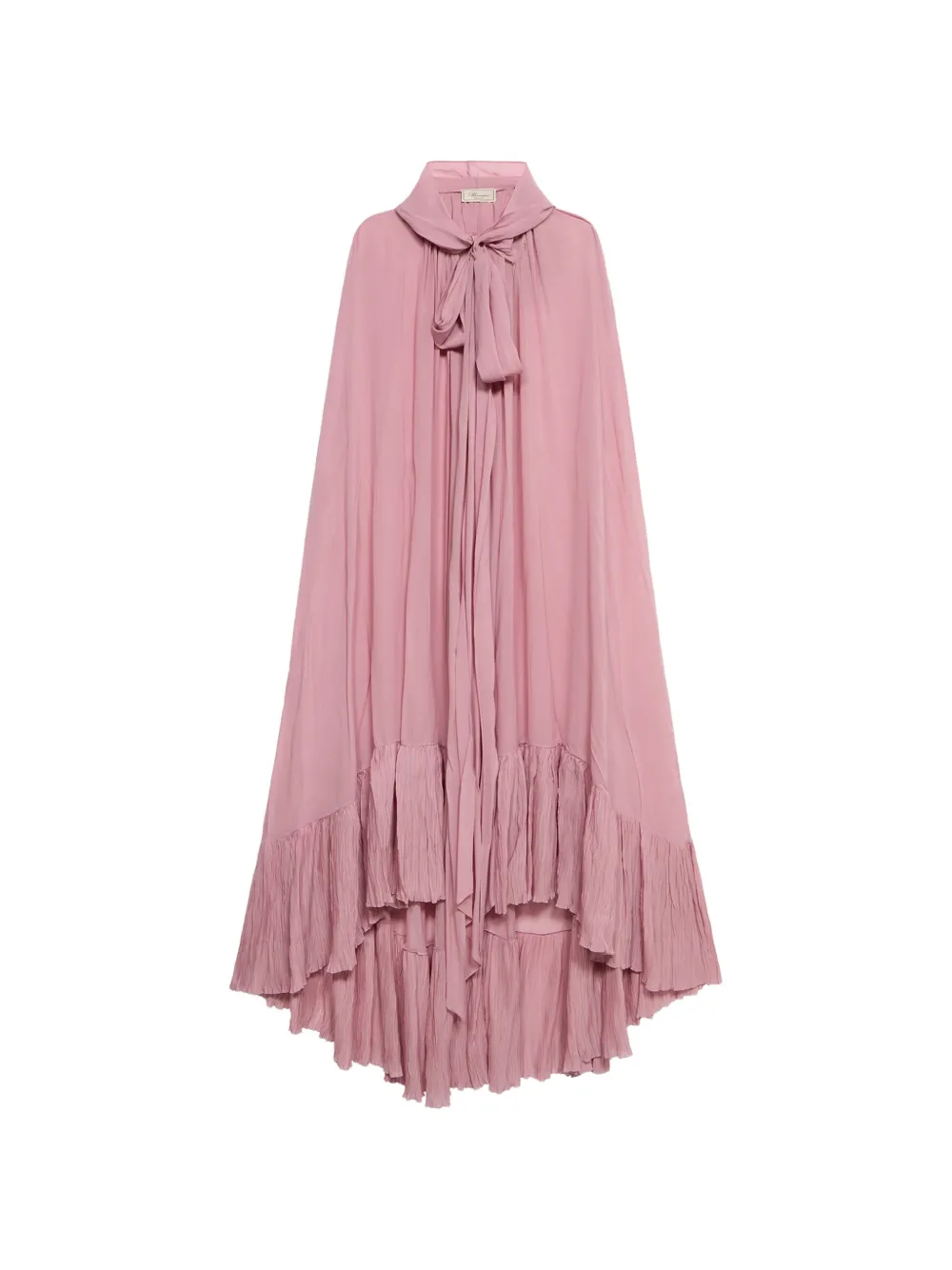 Blumarine hooded cape dress - Rosa