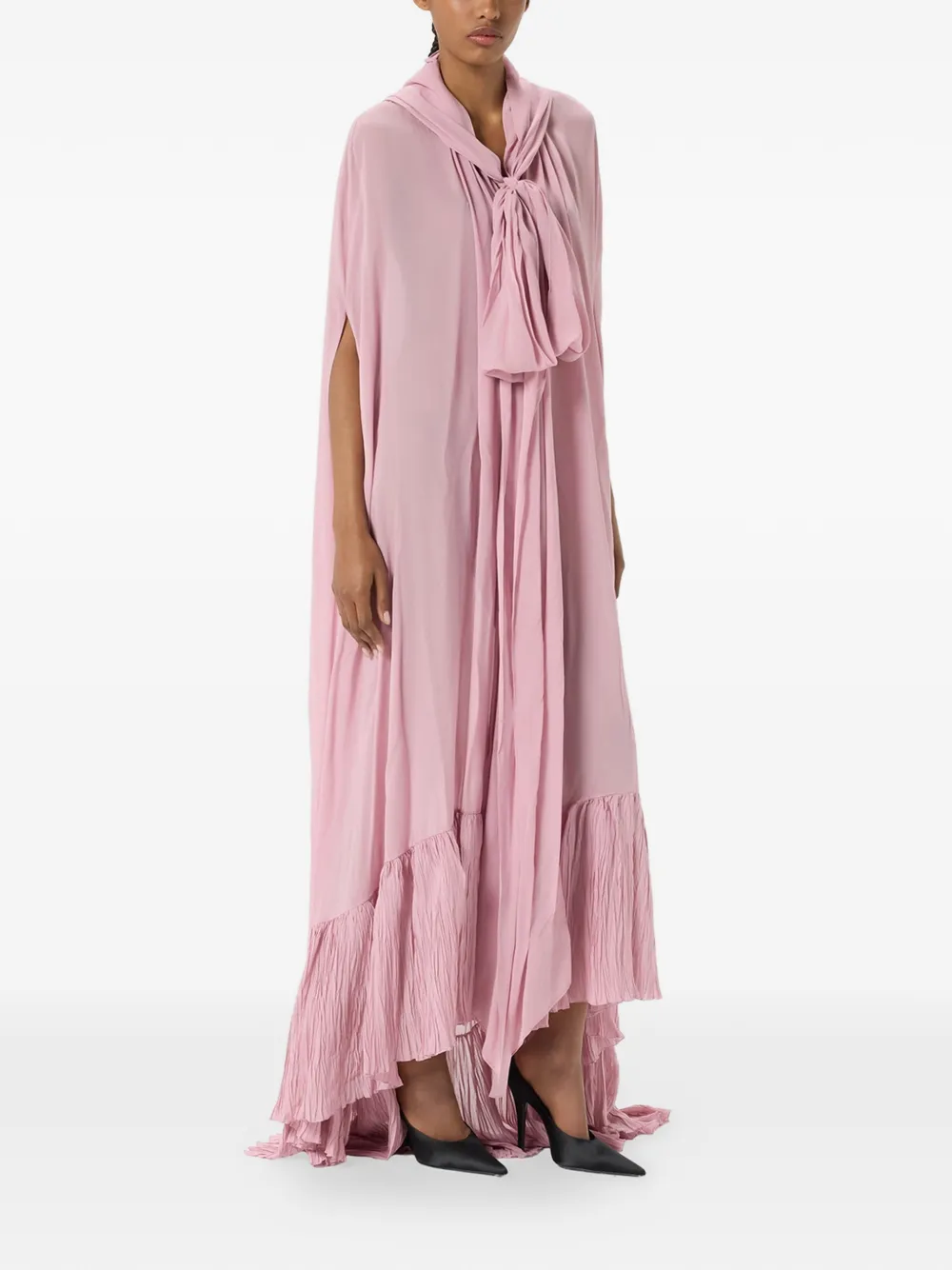 Blumarine Jurk met capuchon Roze