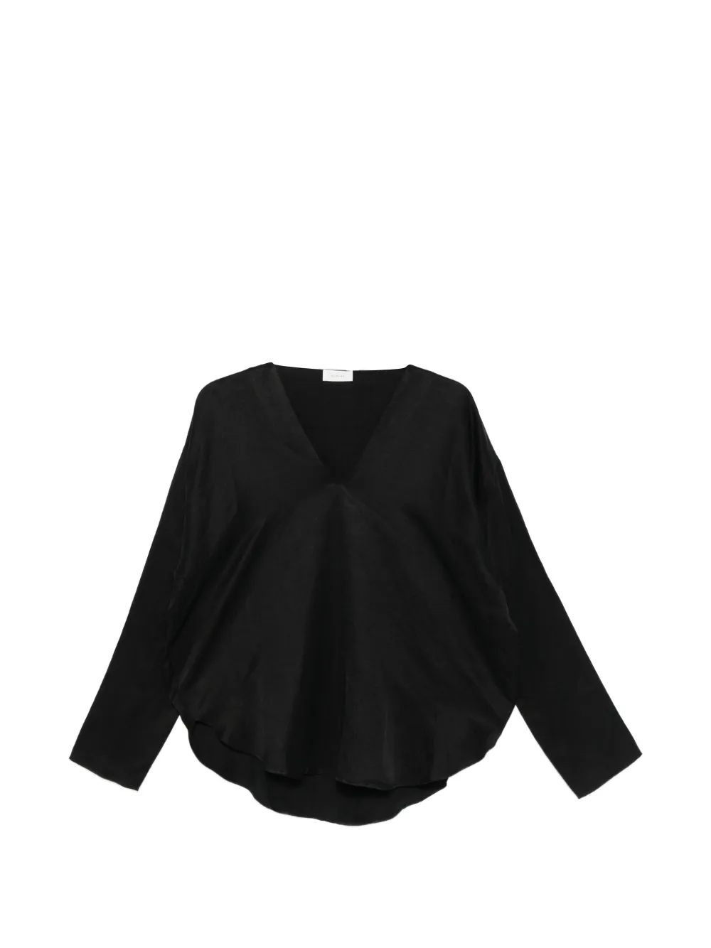Ruohan Onyx Arno V-neck Blouse In Black