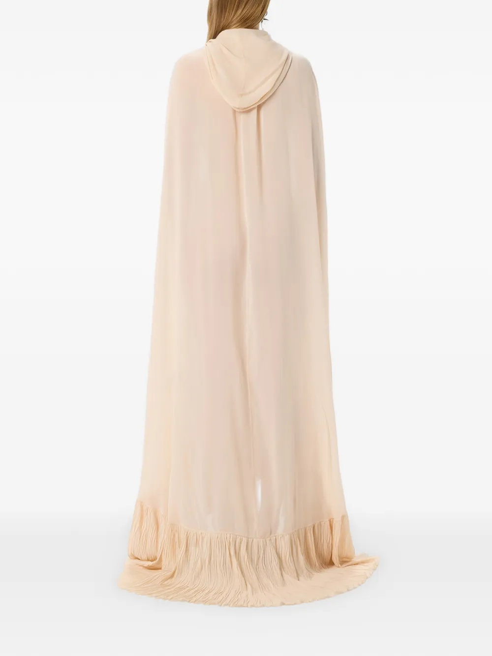 Blumarine Jurk met capuchon Beige