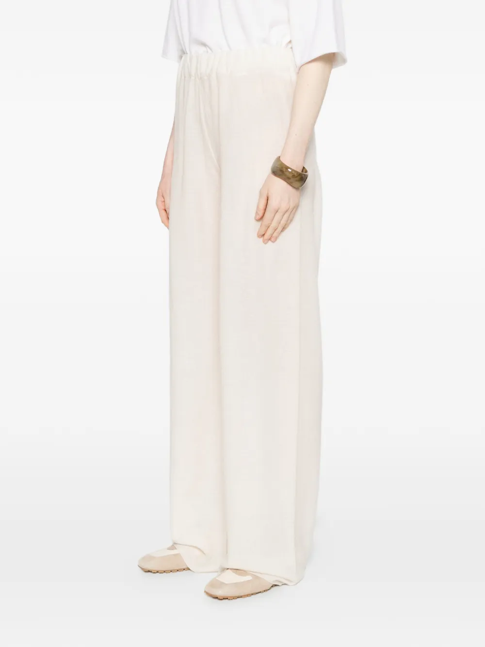  Dusan Elasticated-waistband Trousers - Neutrals 