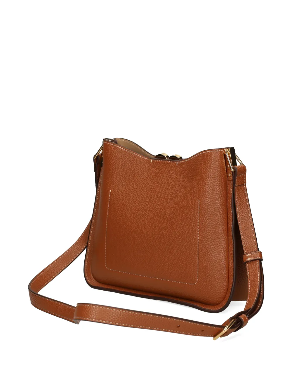 Love Moschino Schoudertas met logoplakkaat Bruin