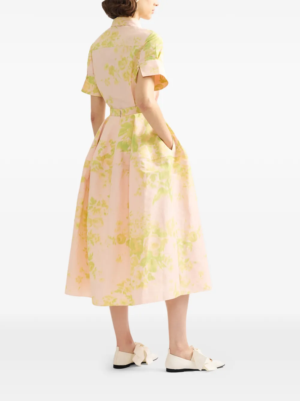  Erdem Floral-print Shirt - Pink 