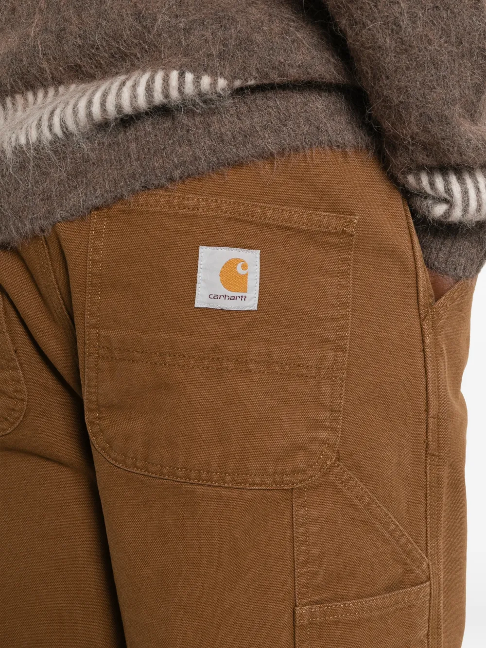 Carhartt WIP Broek met toelopende pijpen Bruin