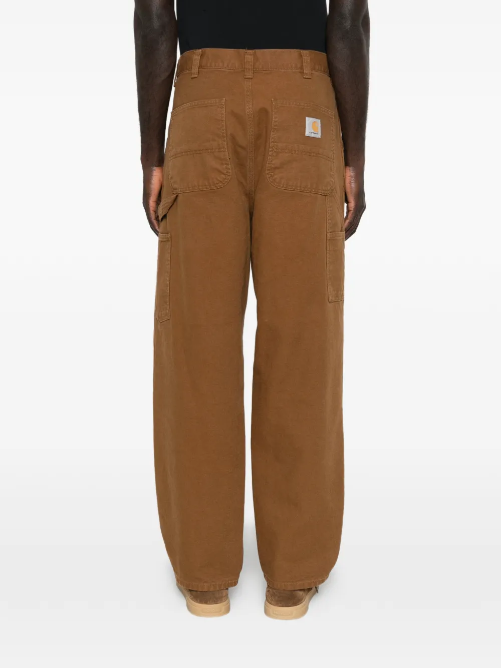 Carhartt WIP Broek met toelopende pijpen Bruin