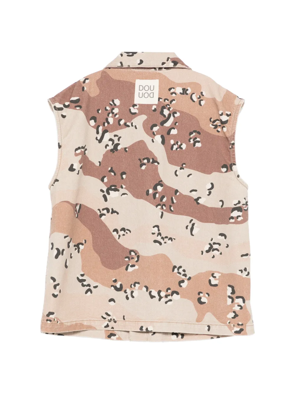  Douuod Kids Camouflage-print Gilet - Neutrals 