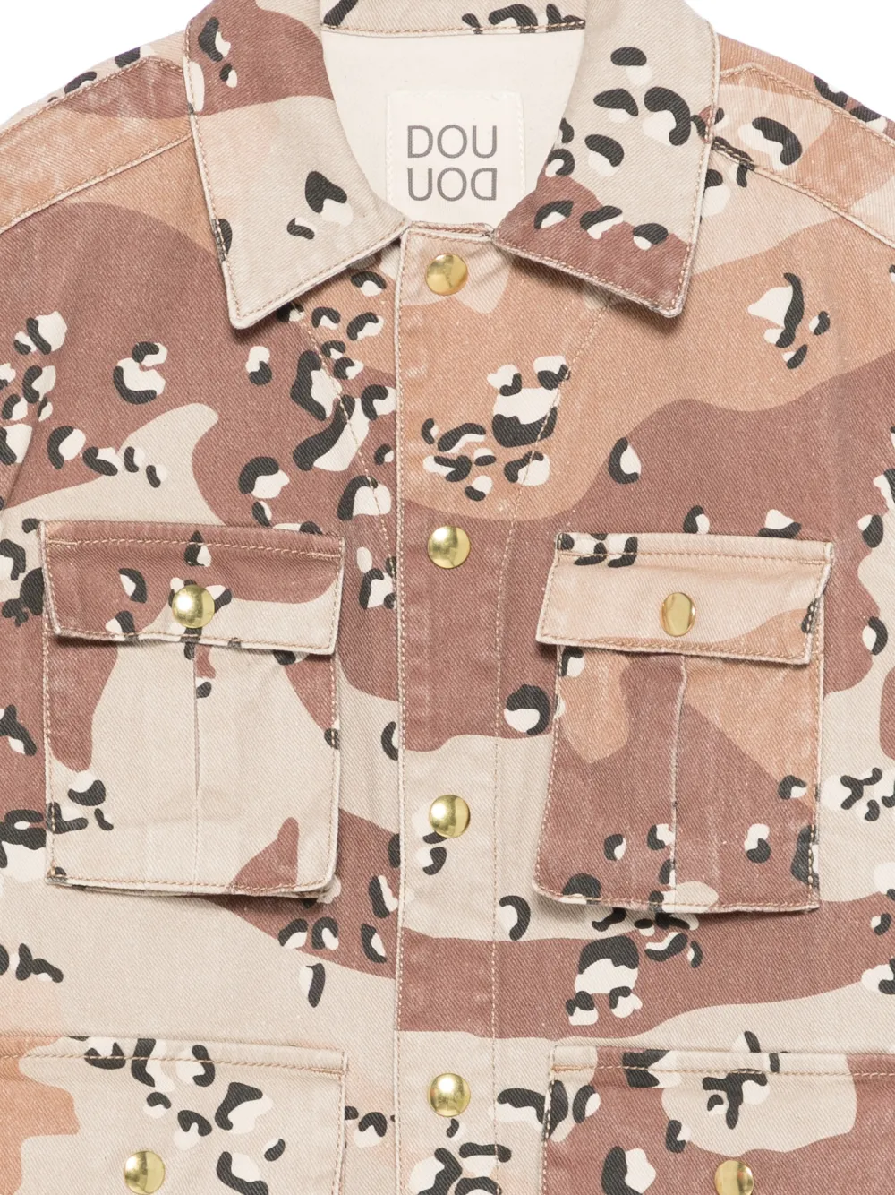  Douuod Kids Camouflage-print Gilet - Neutrals 
