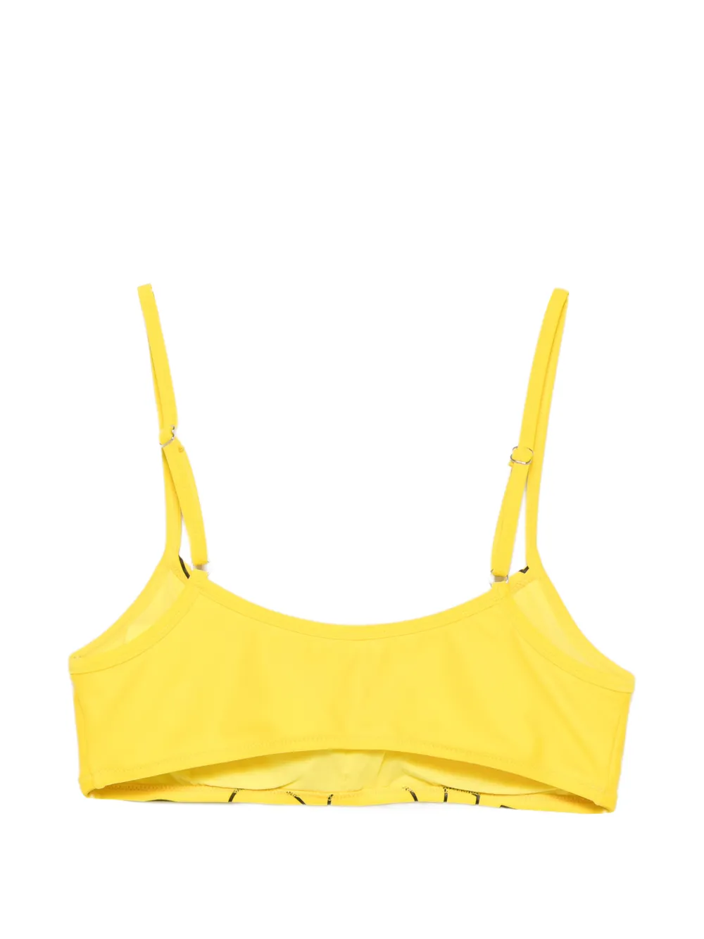 Moschino Bandeau bikinitop Geel