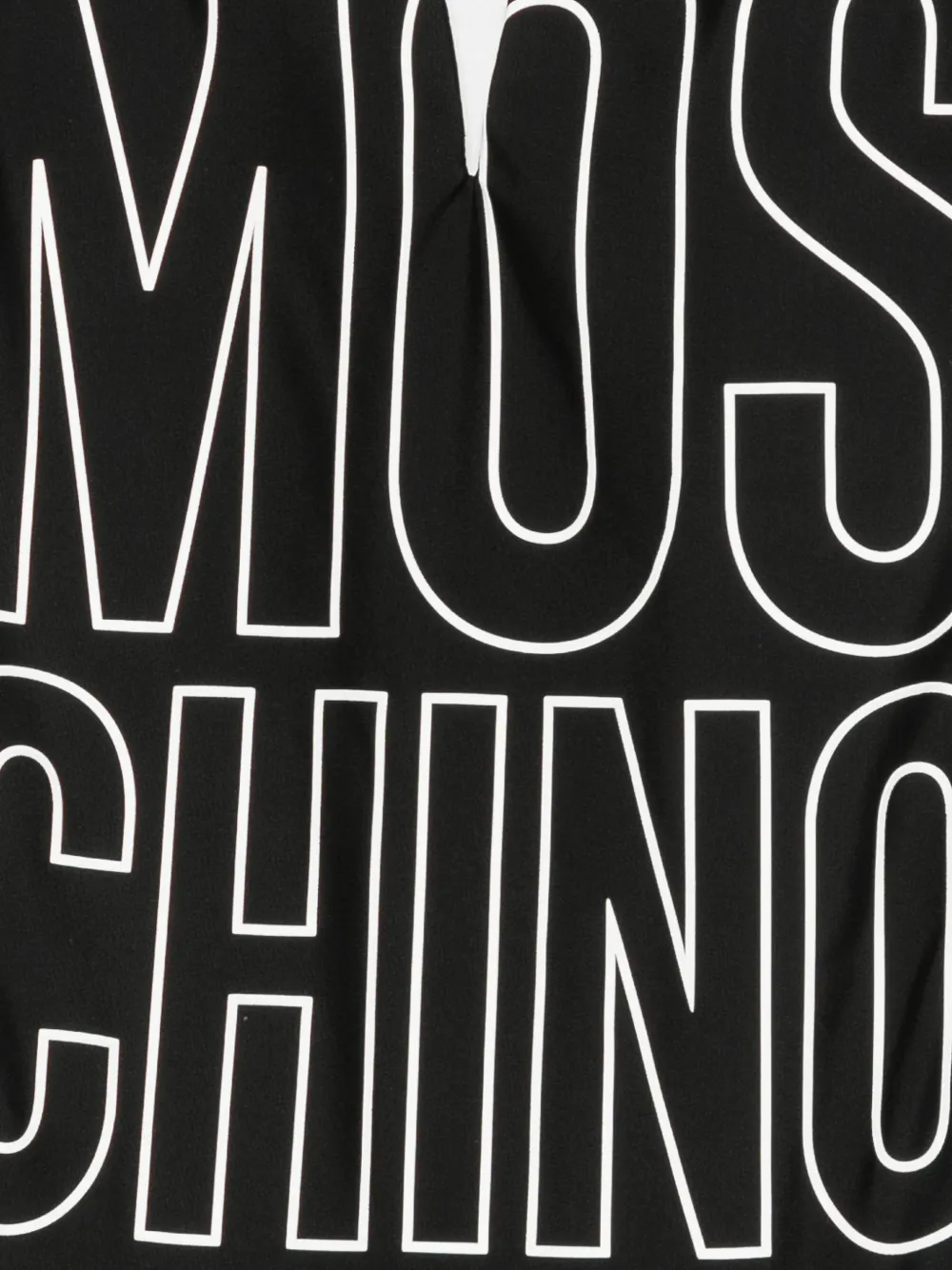 Moschino Badpak met logoprint Zwart