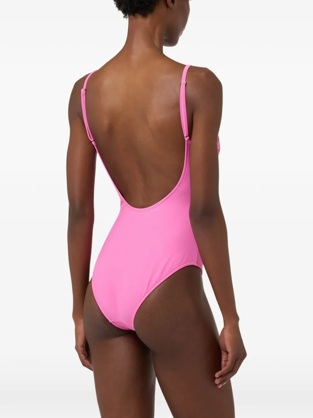 Moschino Badpak met logoprint Zwart