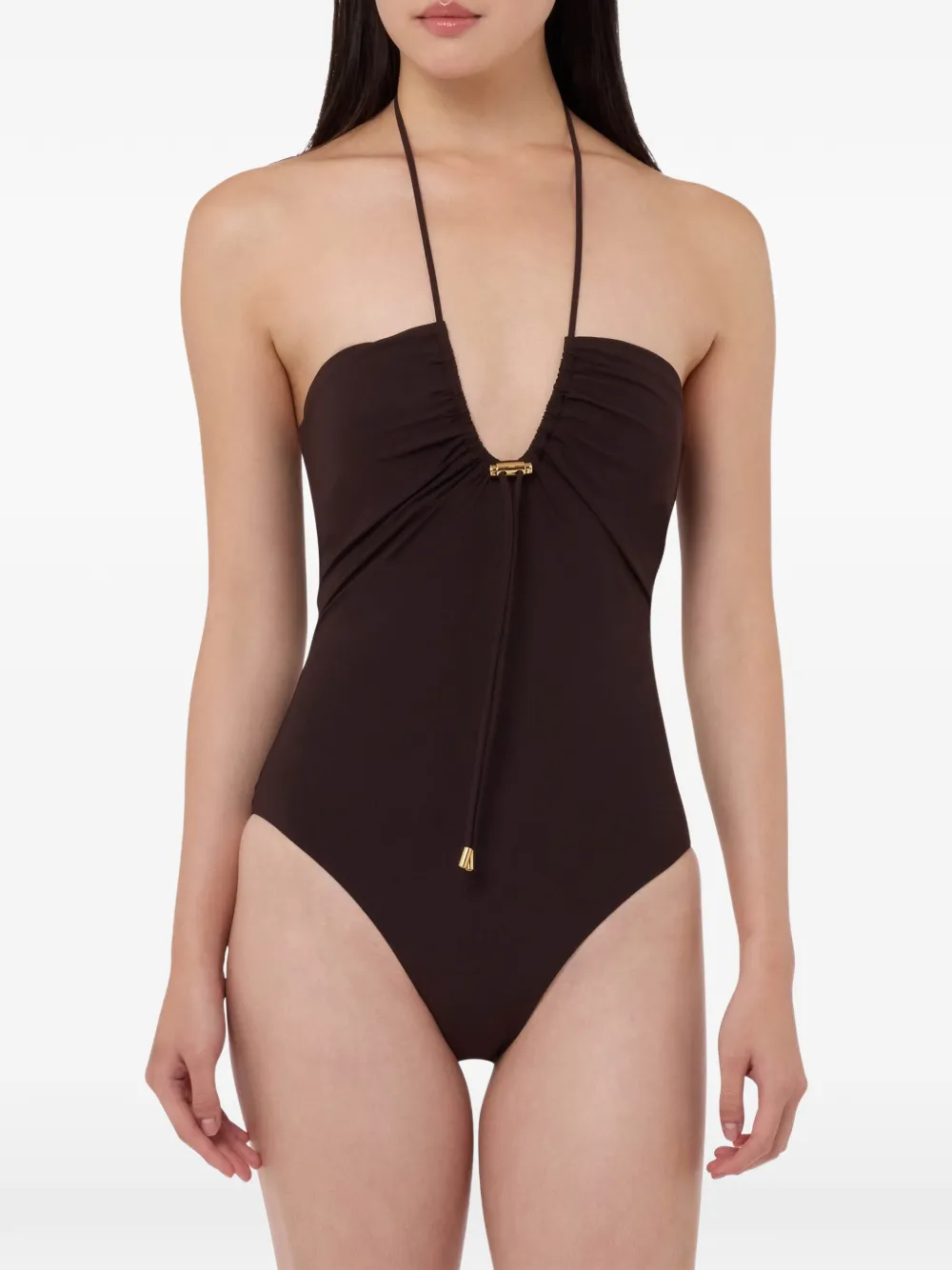 Moschino Lycra badpak Bruin