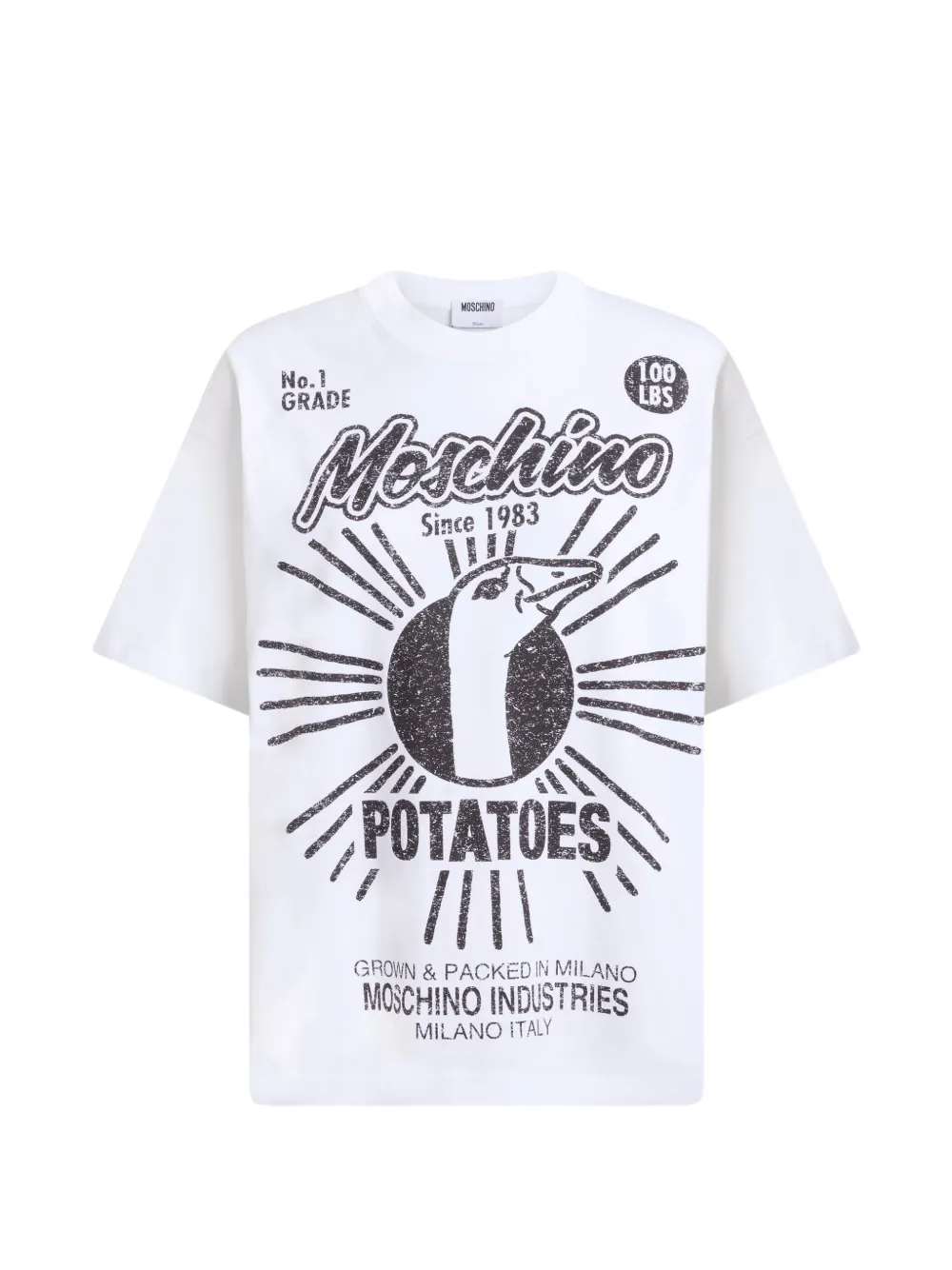 Moschino graphic-print T-shirt - Bianco