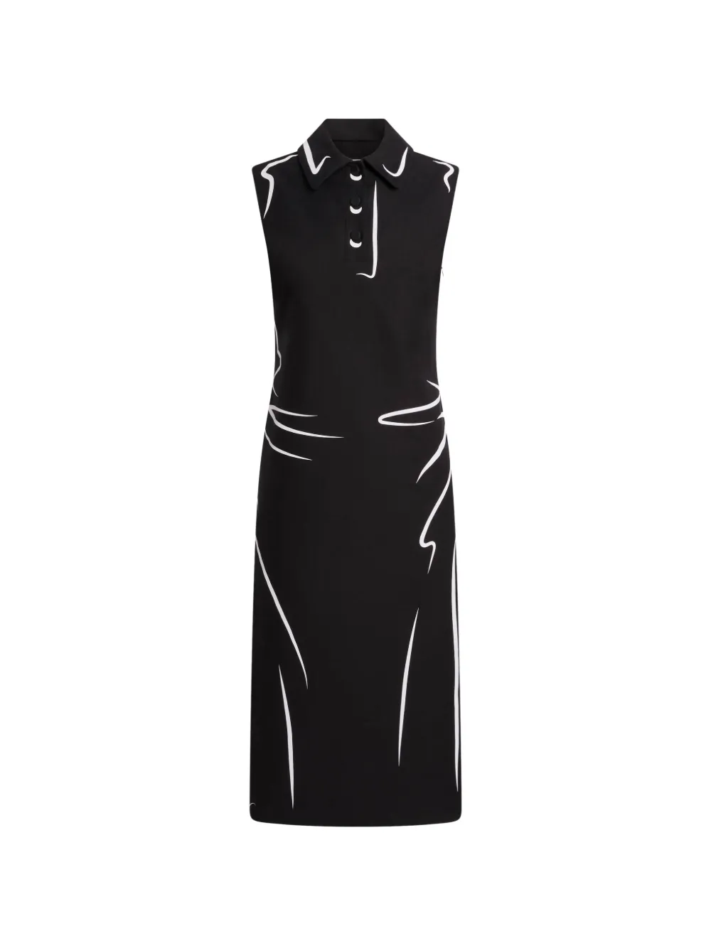 Moschino sleeveless midi dress - Nero