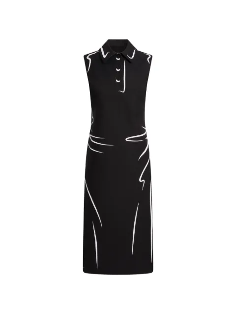 Moschino vestido midi sin mangas