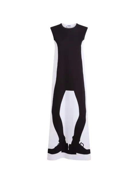 Moschino heavy cotton printed dress