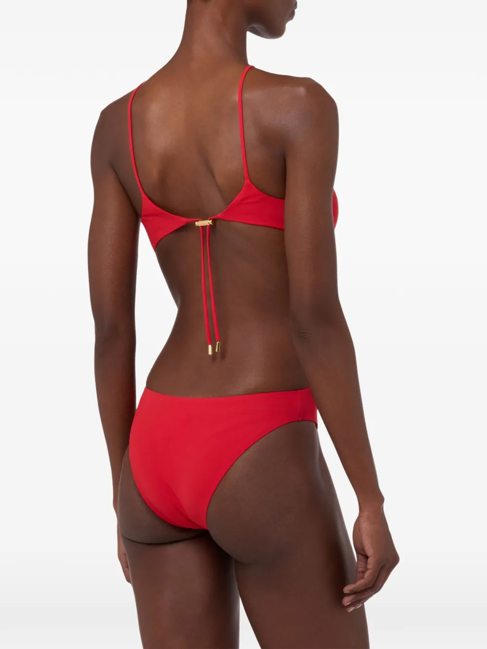 Moschino Uitgesneden badpak Rood