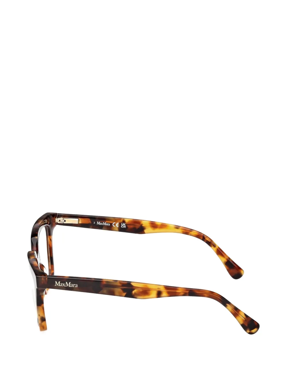  Max Mara Eyewear Square Glasses - Brown 