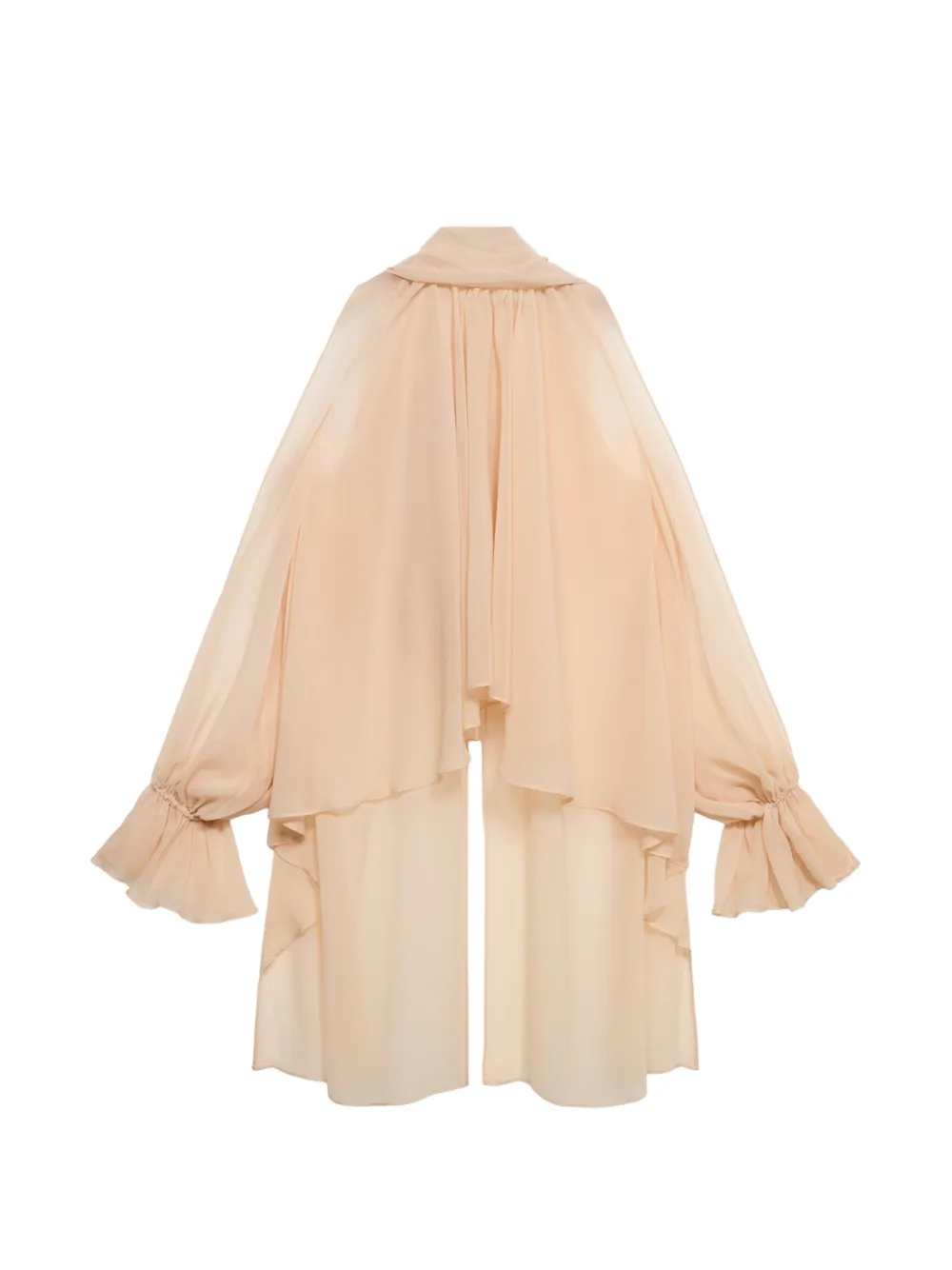 Asymmetric Chiffon Blouse